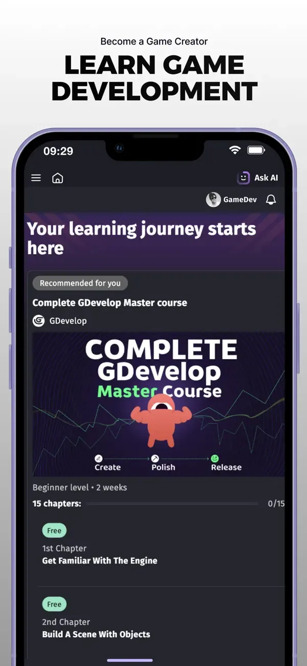 GDevelop - Create & Play Games screenshot 5