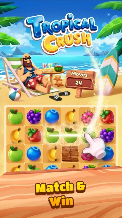 Tropical Crush: Lucky Match screenshot 1