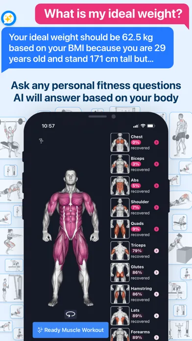 Fitness Planner Gym・Workout AI screenshot 3