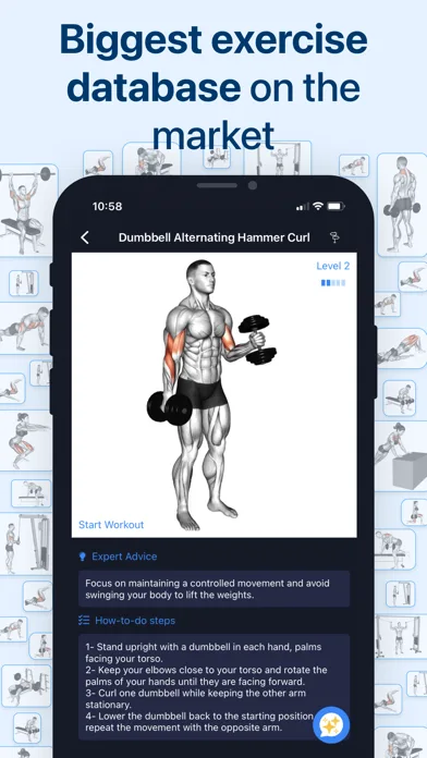 Fitness Planner Gym・Workout AI screenshot 4