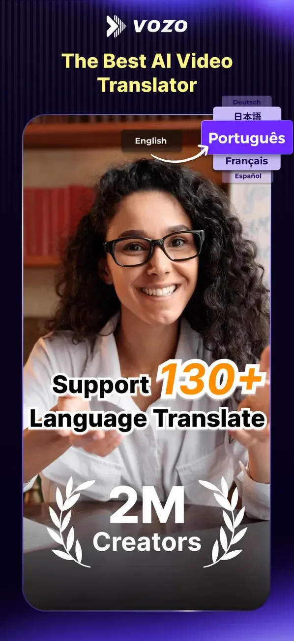 Vozo AI Video Translator & Dub screenshot 1