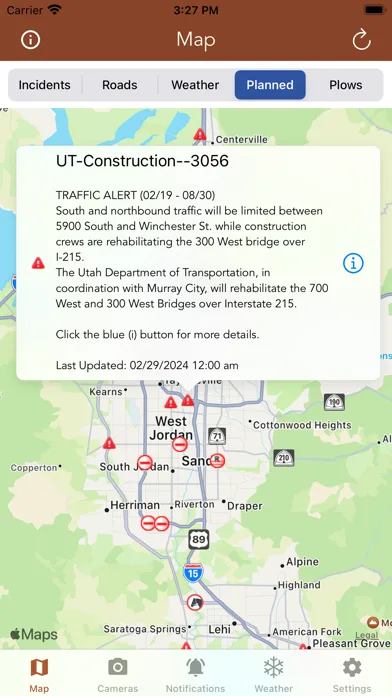UDOT Road Conditions screenshot 1