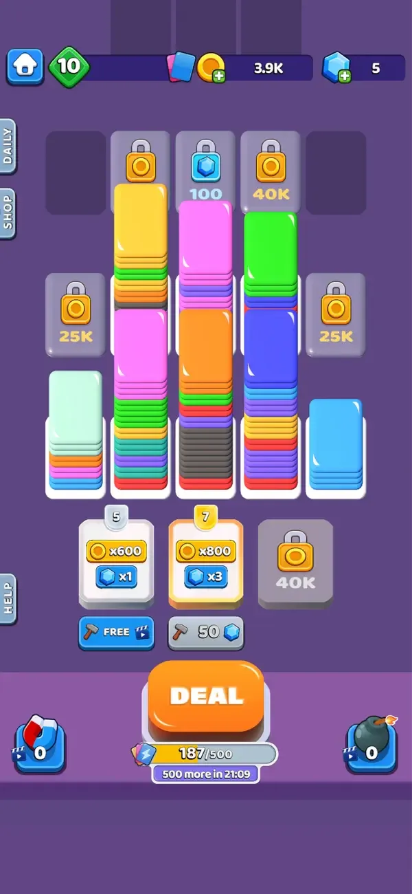Card Shuffle Sort screenshot 2