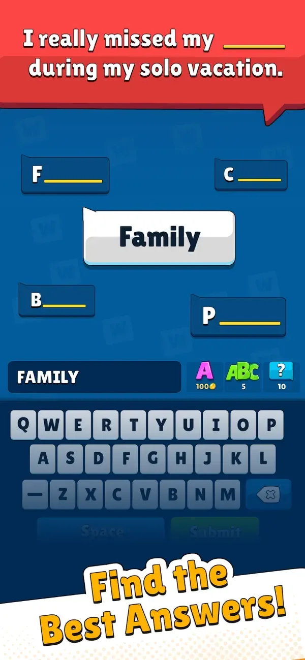 Popular Words: Family Game screenshot 1