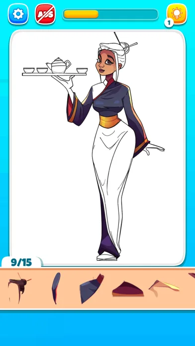 Coloring Puzzle Jigsaw screenshot 1