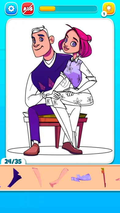 Coloring Puzzle Jigsaw screenshot 2
