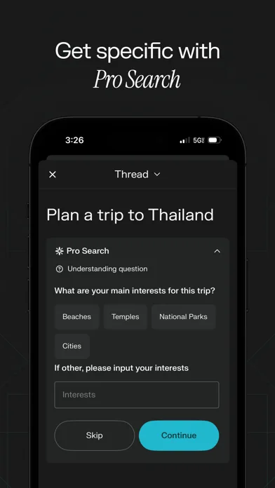 Perplexity - AI Search & Chat screenshot 4