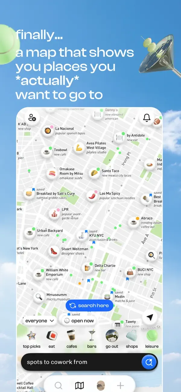 corner: curate & share places screenshot 1