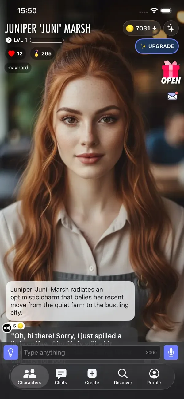 Jupi - AI Character Chat screenshot 3