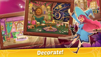 Witch & Cats – Cute Match 3 screenshot 3