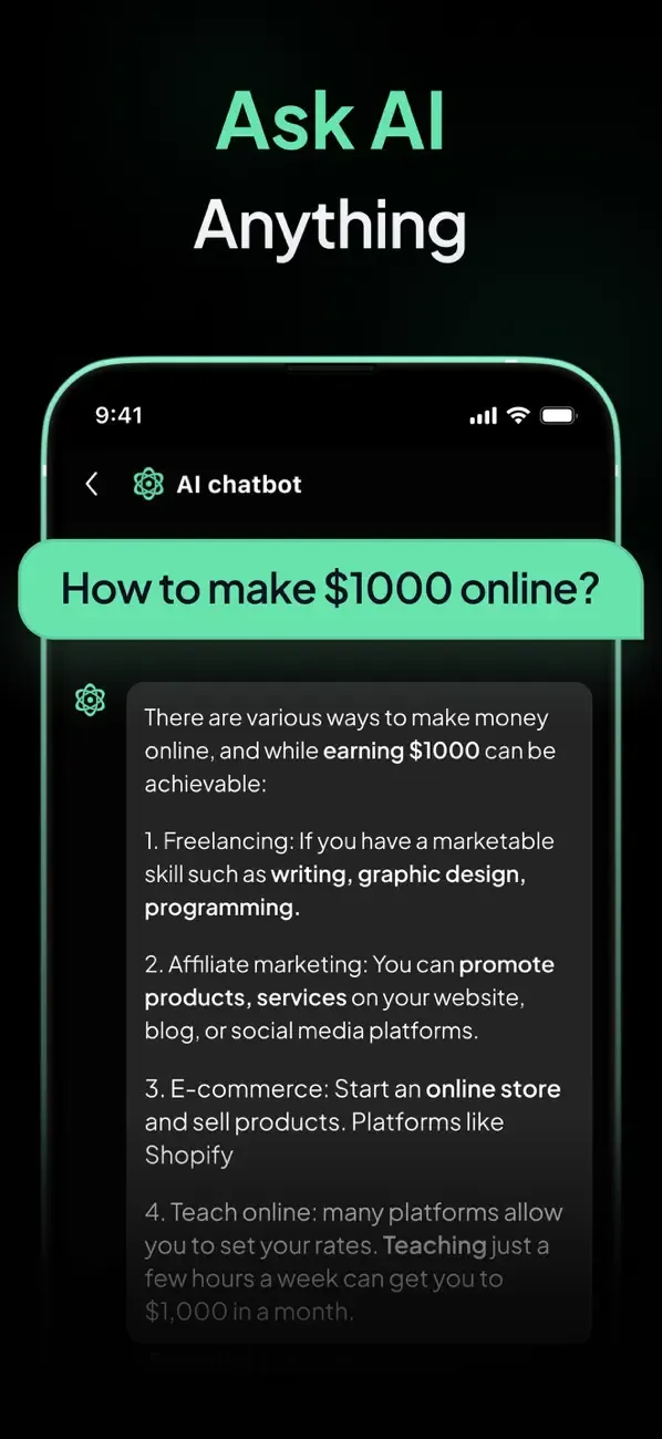 AI Chatbot - Ask Me Anything screenshot 1
