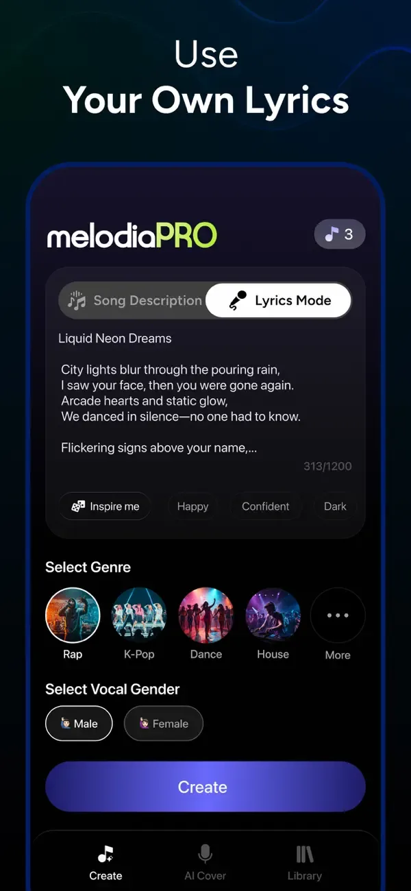 AI Music Maker - Melodia screenshot 5