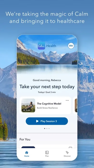 Calm Health screenshot 1