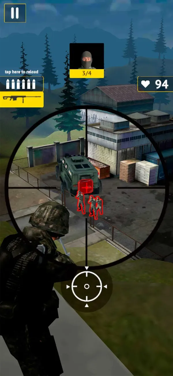 Sniper Area: Gun shooting screenshot 1