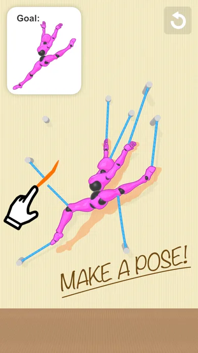 Posing Cut: Marionette Puzzle screenshot 1