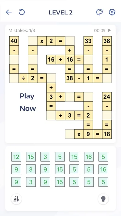Math Puzzle Games - Crossmath® screenshot 2