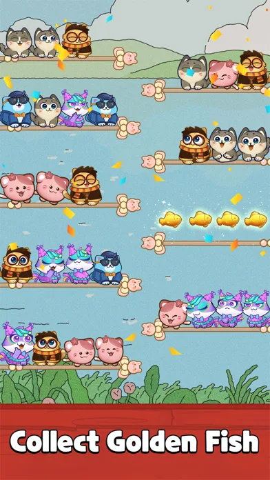 Color Cat Sort: Cute Cat Game screenshot 2