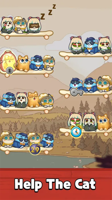 Color Cat Sort: Cute Cat Game screenshot 5