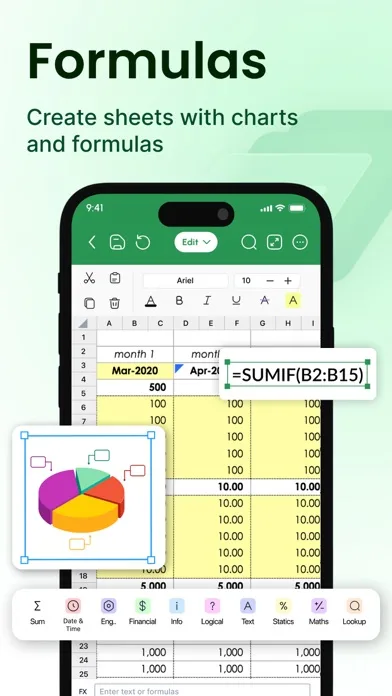 XLSX Sheets: Edit Spreadsheet screenshot 4