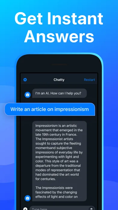 AI Chat - Chatty.ai Chatbot screenshot 5