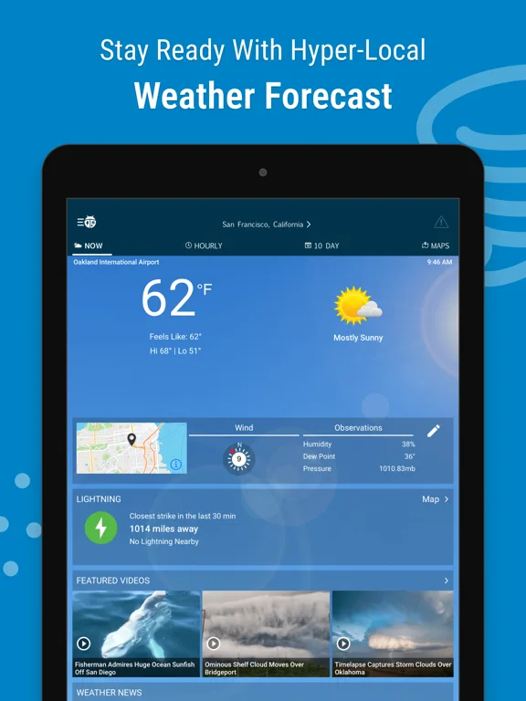 WeatherBug: Weather Forecast screenshot 1