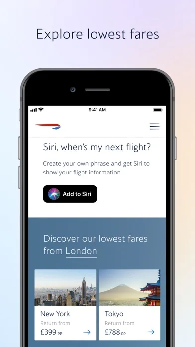 British Airways screenshot 4