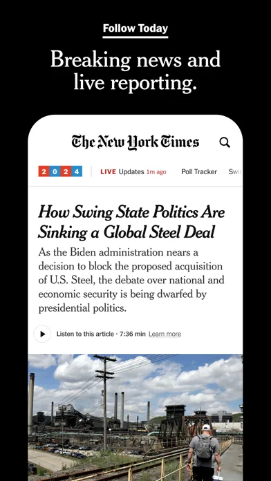 NYTimes: US and Global News screenshot 2