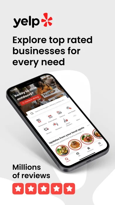 Yelp: Food, Services & Reviews screenshot 1