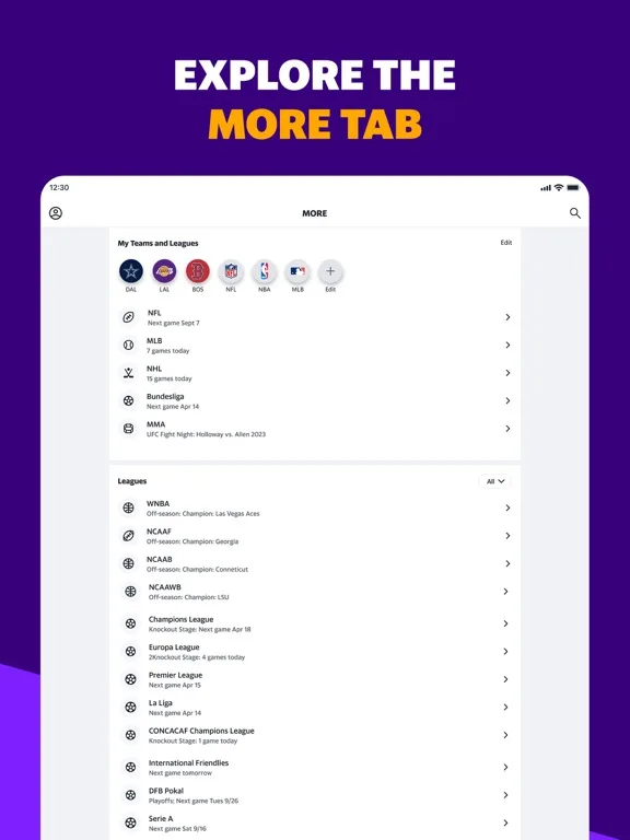 Yahoo Sports: Scores and News screenshot 5