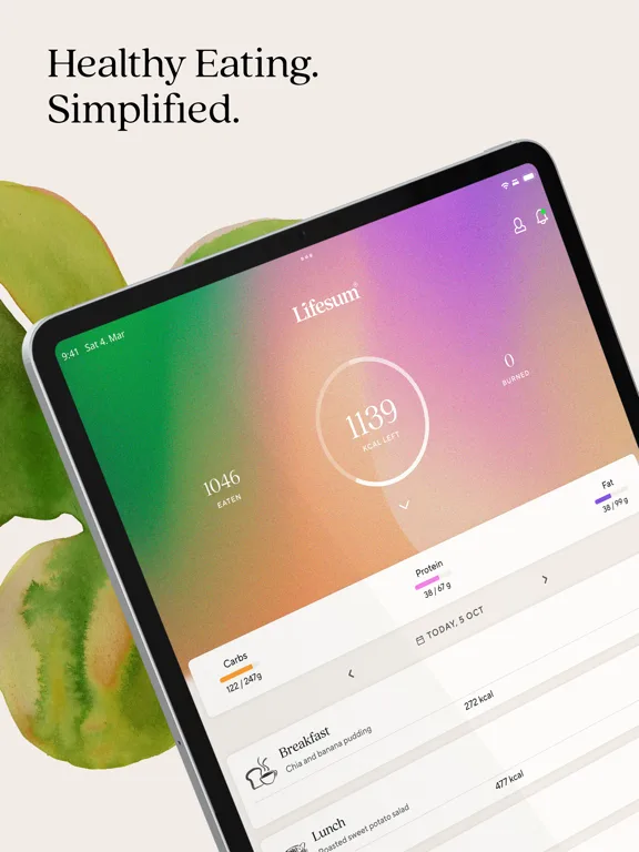 Lifesum: AI Calorie Counter screenshot 1