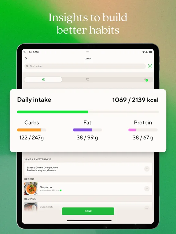 Lifesum: AI Calorie Counter screenshot 4