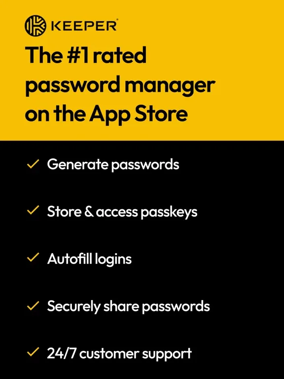 Keeper Password Manager screenshot 1