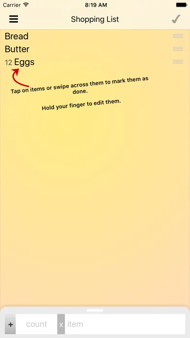 ShopShop - Shopping List screenshot 1