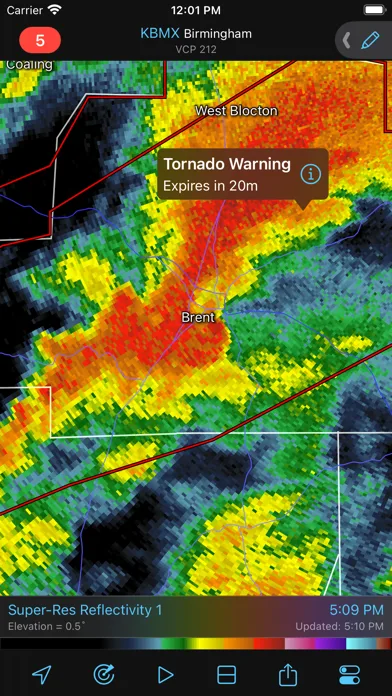 RadarScope screenshot 2