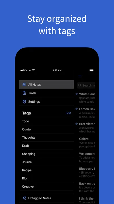 Simplenote screenshot 4