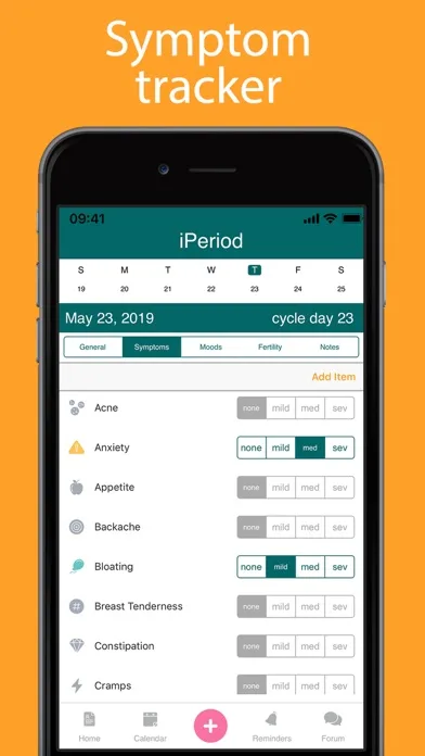 iPeriod Period Tracker + screenshot 5
