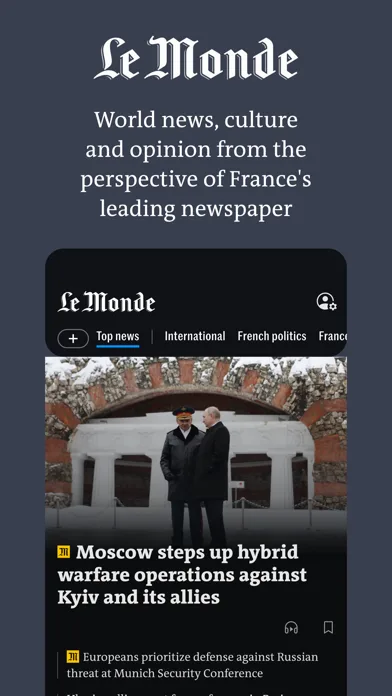 Le Monde, Live News screenshot 1