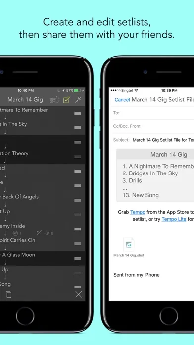 Tempo - Metronome with Setlist screenshot 4