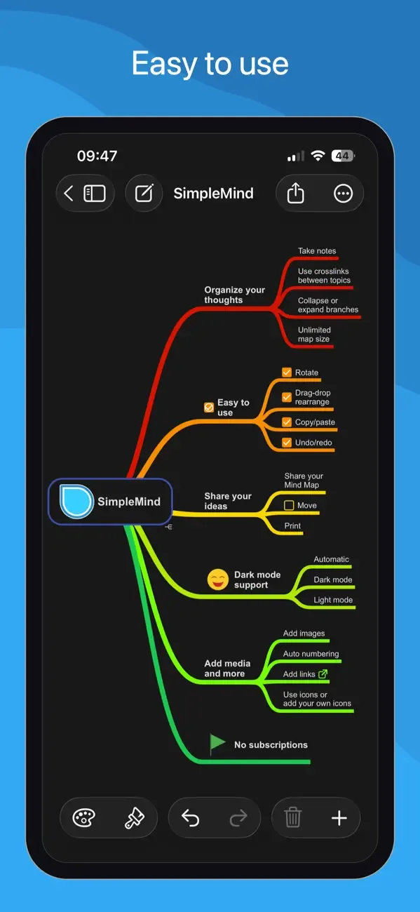 SimpleMind - Mind Mapping screenshot 4