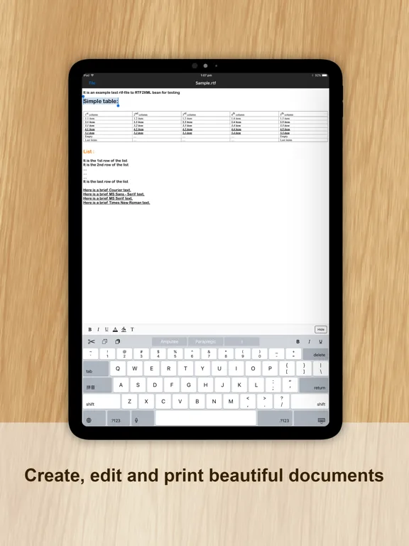 iSpreadsheet™ : Office Sheets screenshot 5