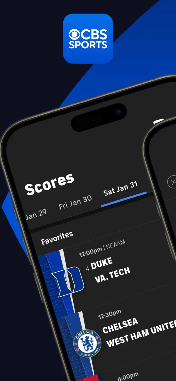 CBS Sports: Live Scores & News screenshot 1