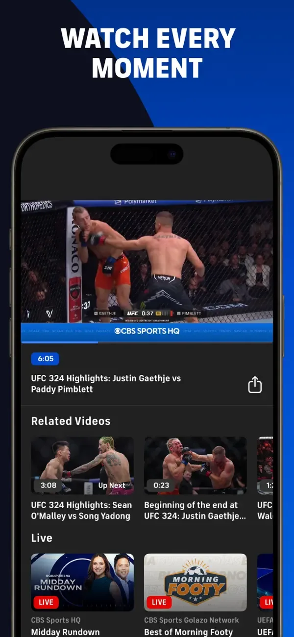 CBS Sports: Live Scores & News screenshot 5