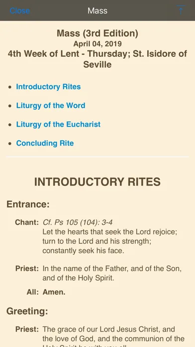 iMissal Catholic screenshot 3