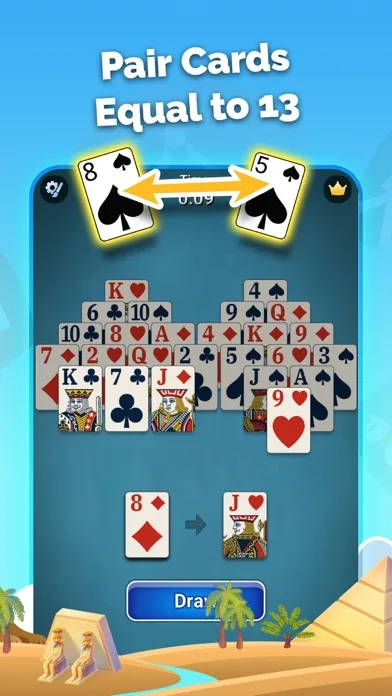 Pyramid Solitaire - Card Games screenshot 3