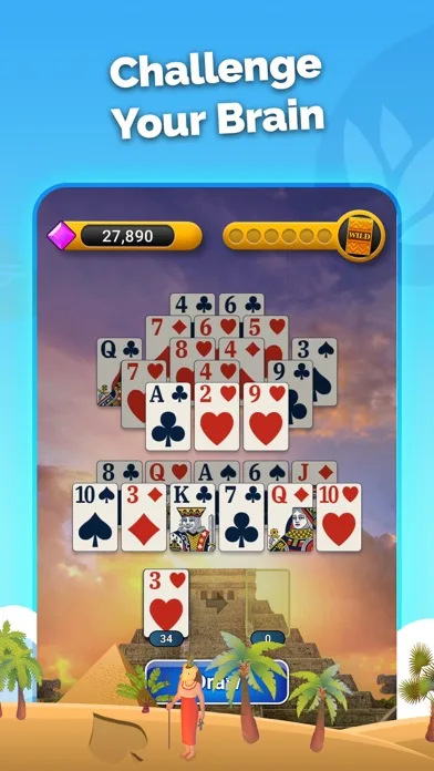 Pyramid Solitaire - Card Games screenshot 5