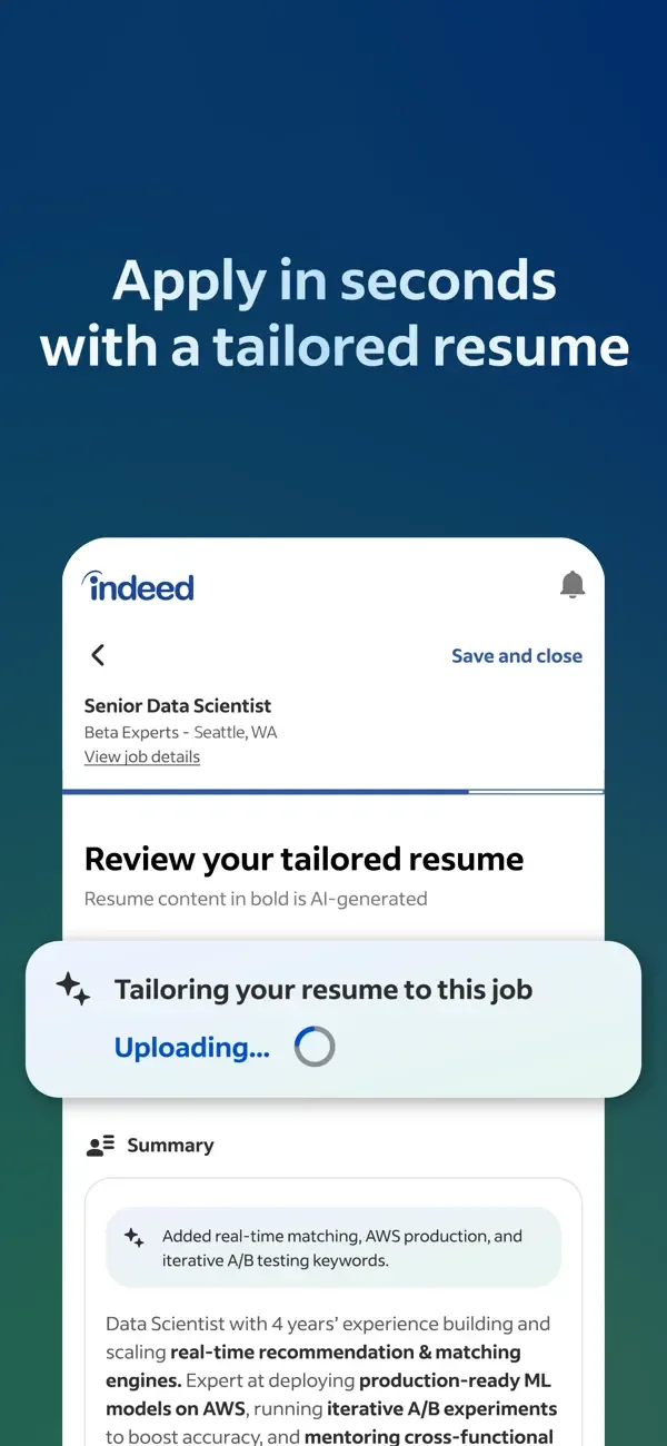 Indeed Job Search screenshot 5