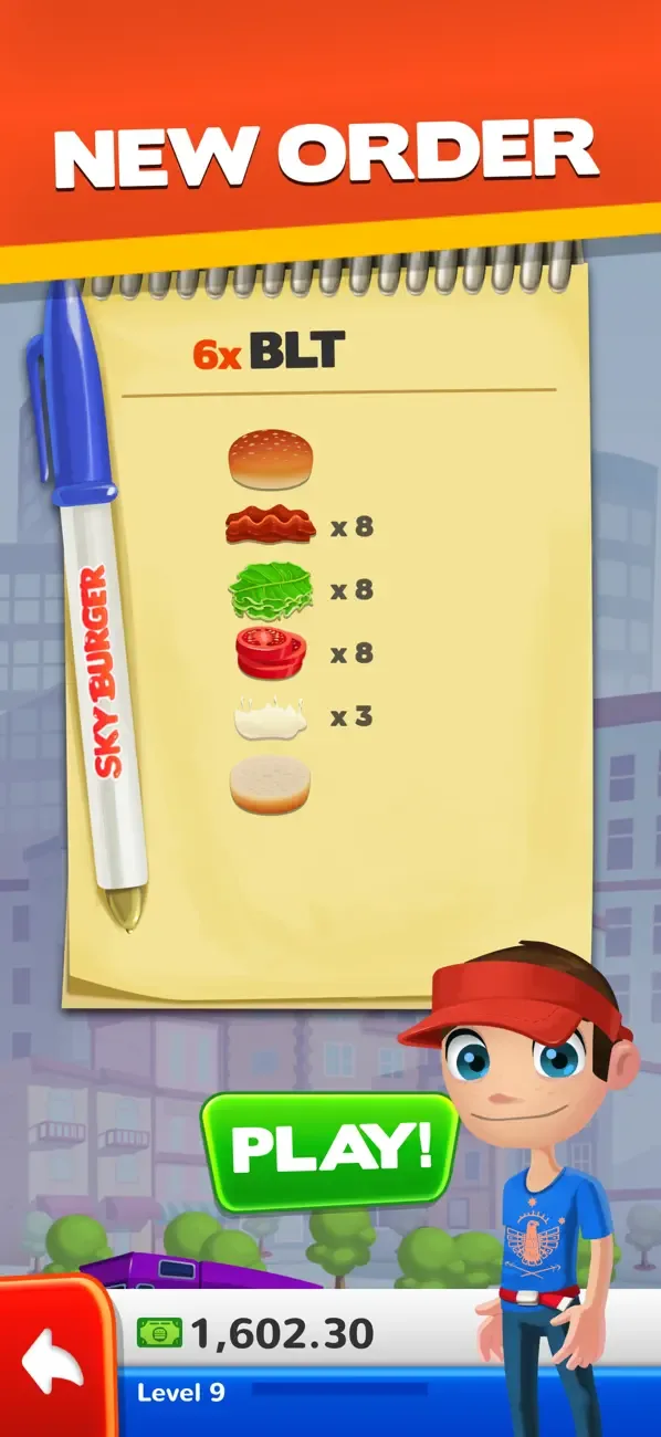 Sky Burger screenshot 1