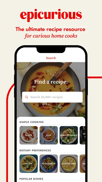 Epicurious screenshot 1