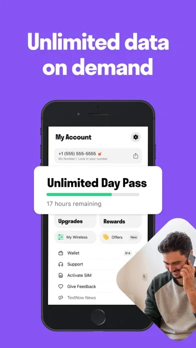 TextNow: Call + Text Unlimited screenshot 5