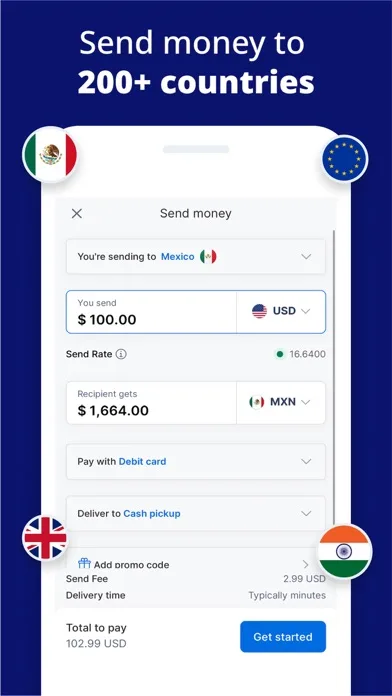 Xe Send Money & Currency screenshot 1